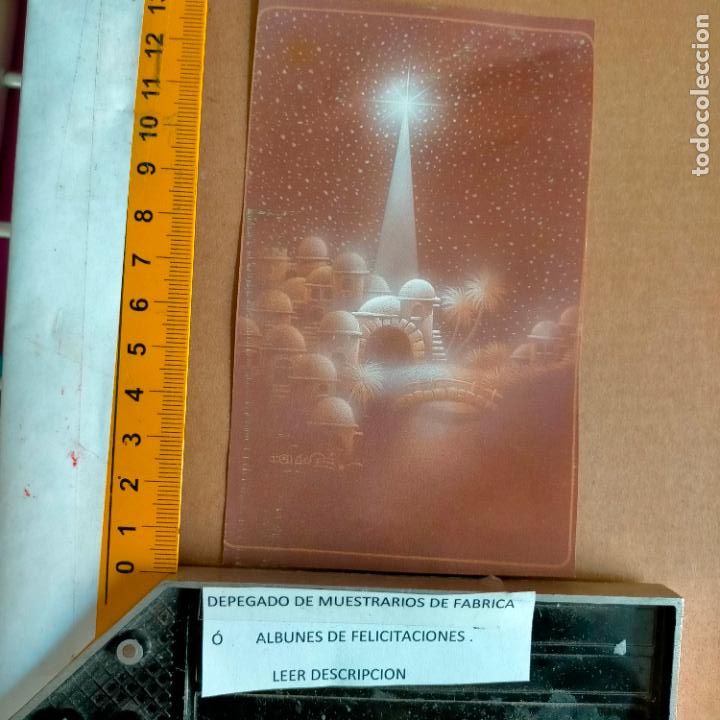 Postkarten: REFERENCIA MUESTRAS : FELICITACION NAVIDAD DESPEGADA DE MUESTRARIO O ALBUM DE TIENDA . LEER