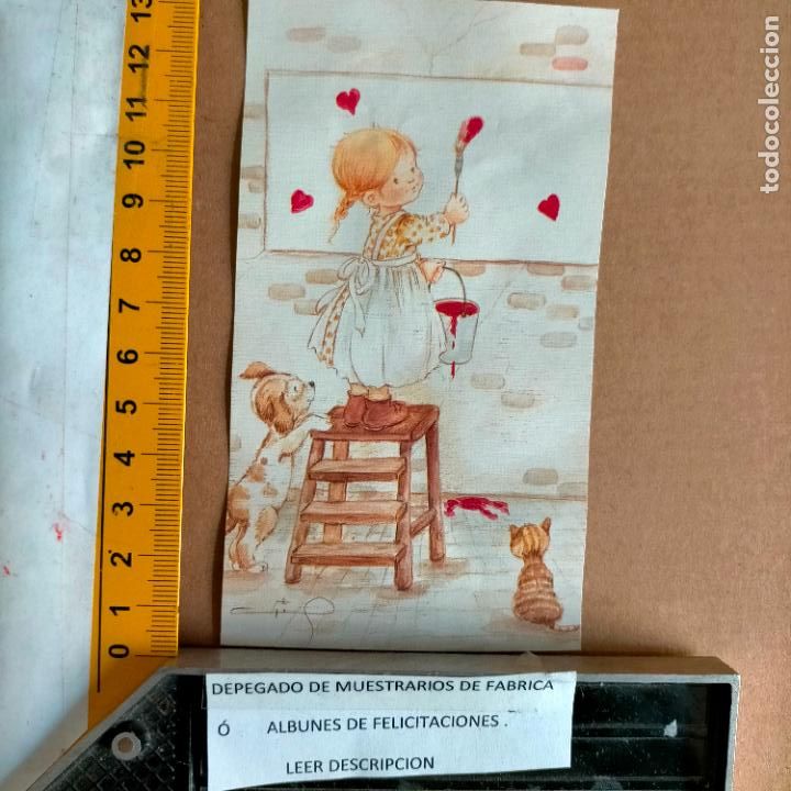 Postkarten: REFERENCIA MUESTRAS : FELICITACION NAVIDAD DESPEGADA DE MUESTRARIO O ALBUM DE TIENDA . LEER
