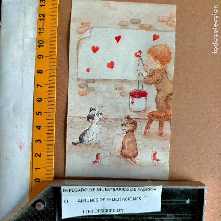 Postkarten: REFERENCIA MUESTRAS : FELICITACION NAVIDAD DESPEGADA DE MUESTRARIO O ALBUM DE TIENDA . LEER