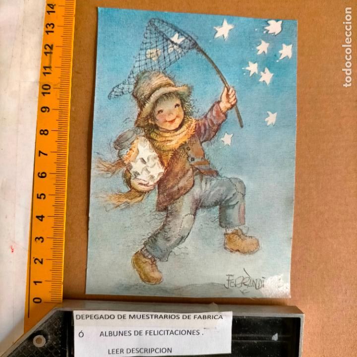 Postkarten: REFERENCIA MUESTRAS : FELICITACION NAVIDAD DESPEGADA DE MUESTRARIO O ALBUM DE TIENDA . LEER