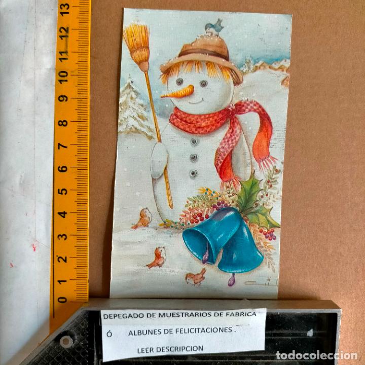 Cartes Postales: REFERENCIA MUESTRAS : FELICITACION NAVIDAD DESPEGADA DE MUESTRARIO O ALBUM DE TIENDA . LEER