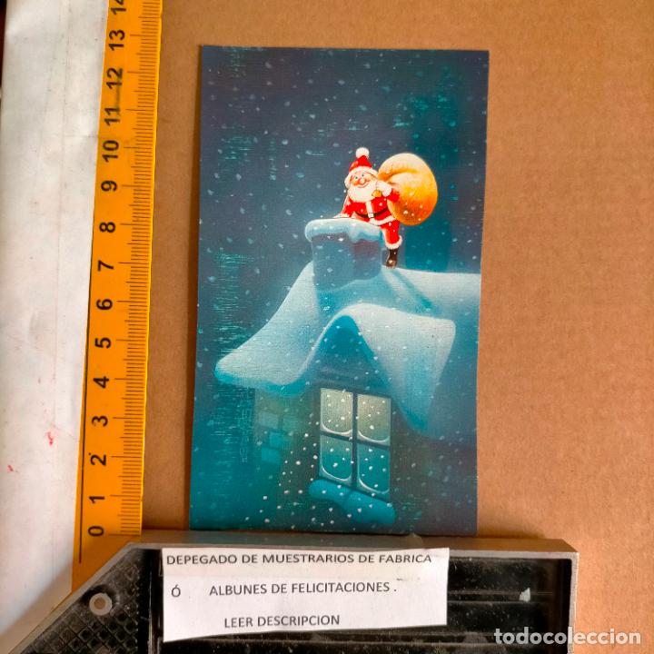 Postcards: REFERENCIA MUESTRAS : FELICITACION NAVIDAD DESPEGADA DE MUESTRARIO O ALBUM DE TIENDA . LEER