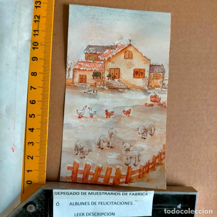 Postcards: REFERENCIA MUESTRAS : FELICITACION NAVIDAD DESPEGADA DE MUESTRARIO O ALBUM DE TIENDA . LEER