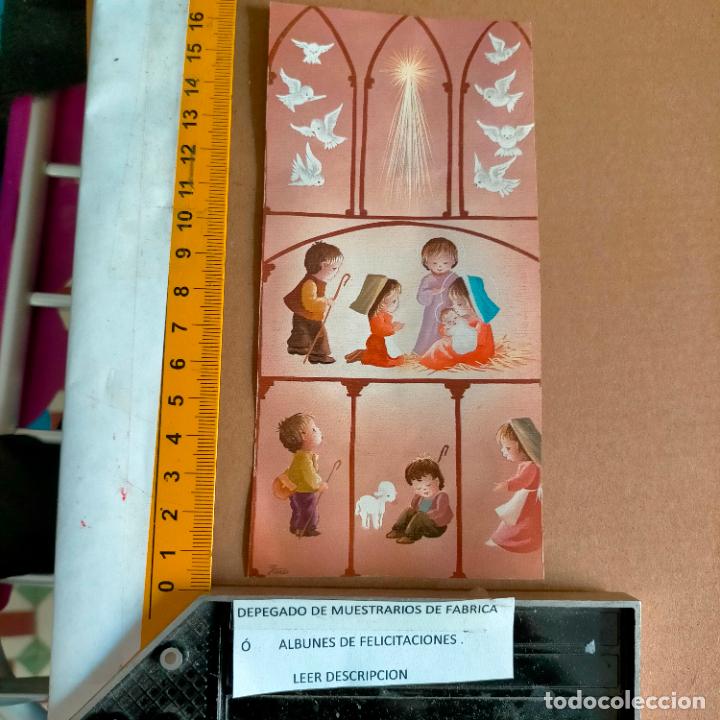 Postcards: REFERENCIA MUESTRAS : FELICITACION NAVIDAD DESPEGADA DE MUESTRARIO O ALBUM DE TIENDA . LEER