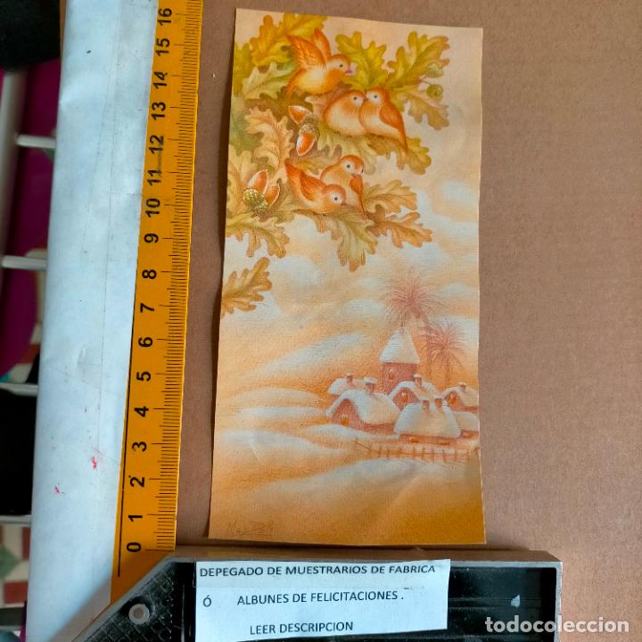 Postcards: REFERENCIA MUESTRAS : FELICITACION NAVIDAD DESPEGADA DE MUESTRARIO O ALBUM DE TIENDA . LEER