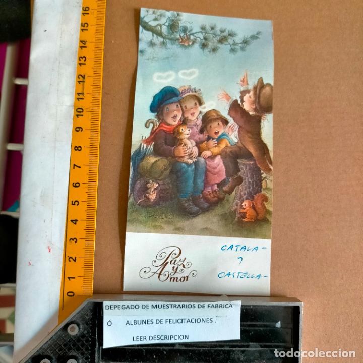 Postcards: REFERENCIA MUESTRAS : FELICITACION NAVIDAD DESPEGADA DE MUESTRARIO O ALBUM DE TIENDA . LEER