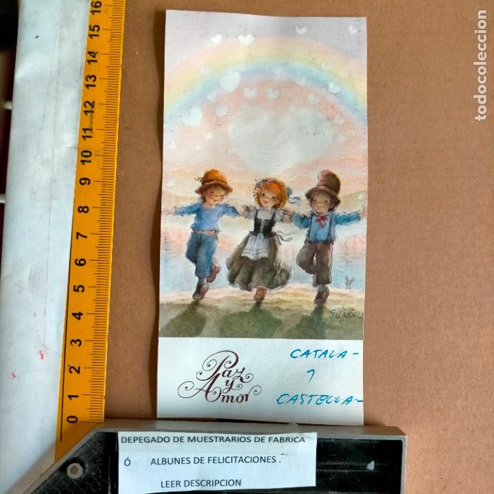 Postcards: REFERENCIA MUESTRAS : FELICITACION NAVIDAD DESPEGADA DE MUESTRARIO O ALBUM DE TIENDA . LEER