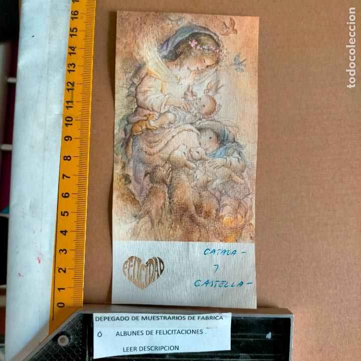 Postais: REFERENCIA MUESTRAS : FELICITACION NAVIDAD DESPEGADA DE MUESTRARIO O ALBUM DE TIENDA . LEER