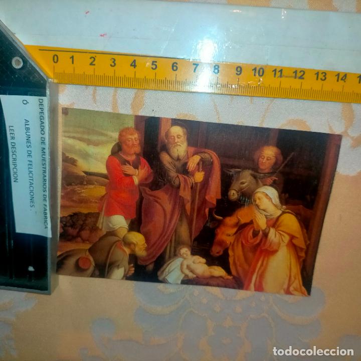Cartoline: REFERENCIA MUESTRAS : FELICITACION NAVIDAD DESPEGADA DE MUESTRARIO O ALBUM DE TIENDA . LEER