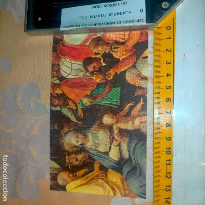 Cartoline: REFERENCIA MUESTRAS : FELICITACION NAVIDAD DESPEGADA DE MUESTRARIO O ALBUM DE TIENDA . LEER