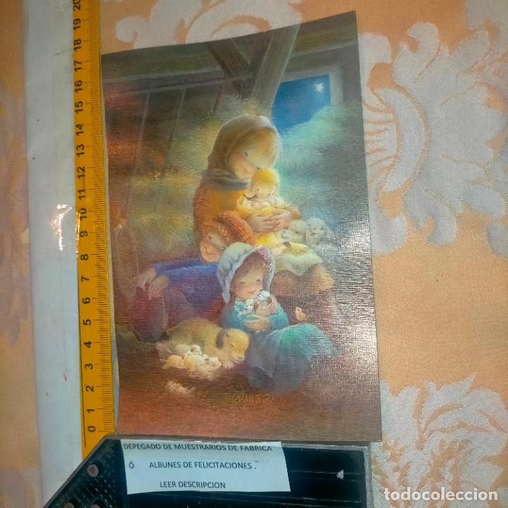 Postales: REFERENCIA MUESTRAS : FELICITACION NAVIDAD DESPEGADA DE MUESTRARIO O ALBUM DE TIENDA . LEER