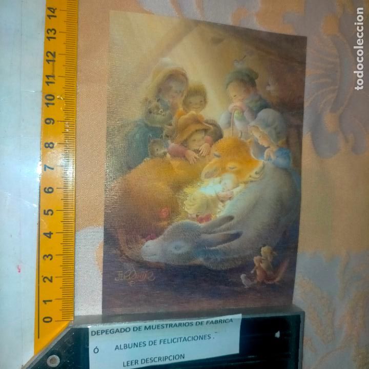 Cartes Postales: REFERENCIA MUESTRAS : FELICITACION NAVIDAD DESPEGADA DE MUESTRARIO O ALBUM DE TIENDA . LEER