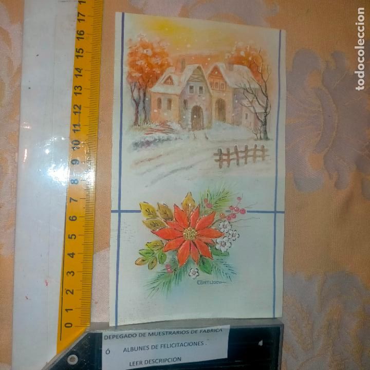 Cartes Postales: REFERENCIA MUESTRAS : FELICITACION NAVIDAD DESPEGADA DE MUESTRARIO O ALBUM DE TIENDA . LEER