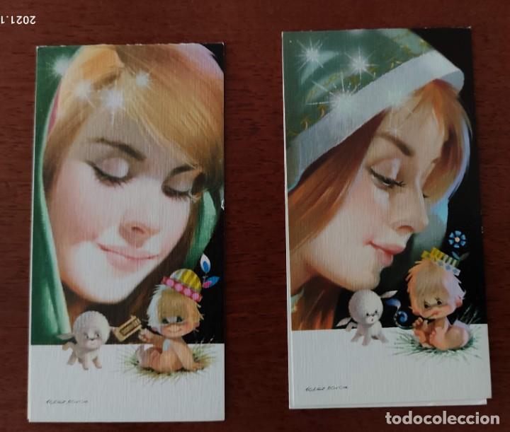 Postales: Christmas navide&ntilde;os sin usar. - Foto 2