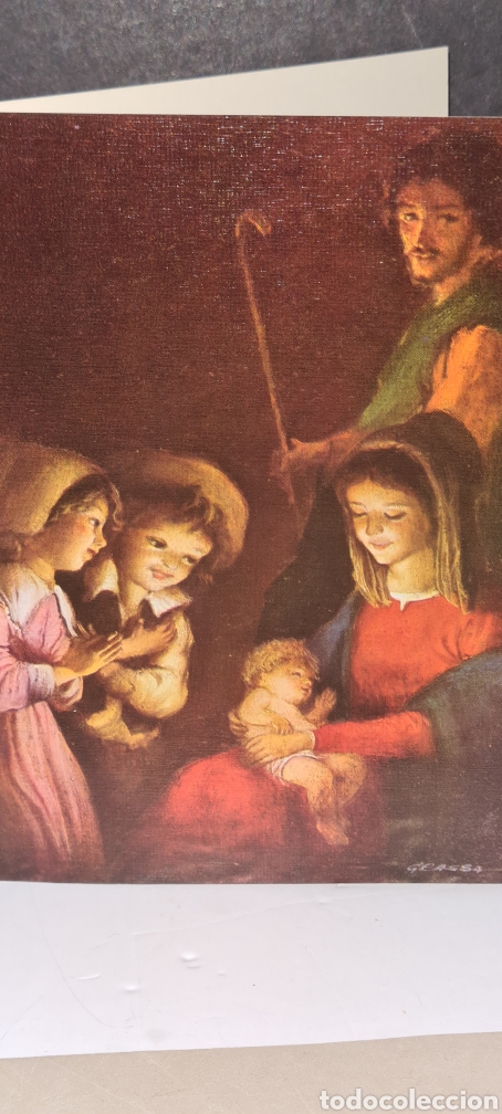 Postcards: Preciosa postal de Navidad. Diptico. Grassa. Ediciones Ortiz. Escrita