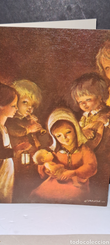 Postcards: Preciosa postal de Navidad. Diptico. Grassa. Ediciones Ortiz. Escrita