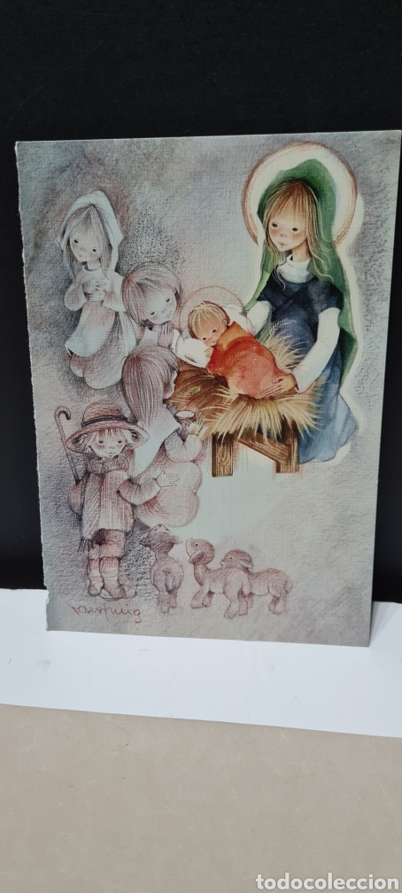 Postales: Preciosa postal de Navidad. Roser Puig. - Foto 4