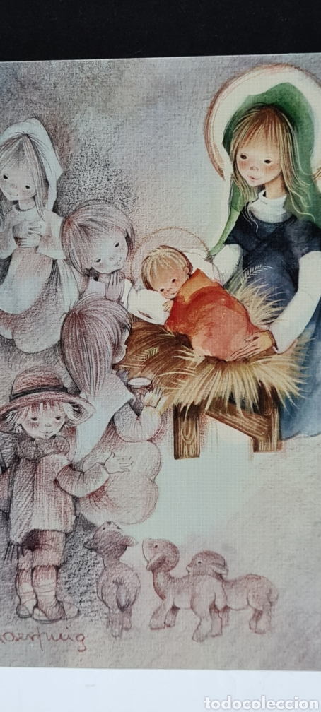 Postkarten: Preciosa postal de Navidad. Roser Puig.