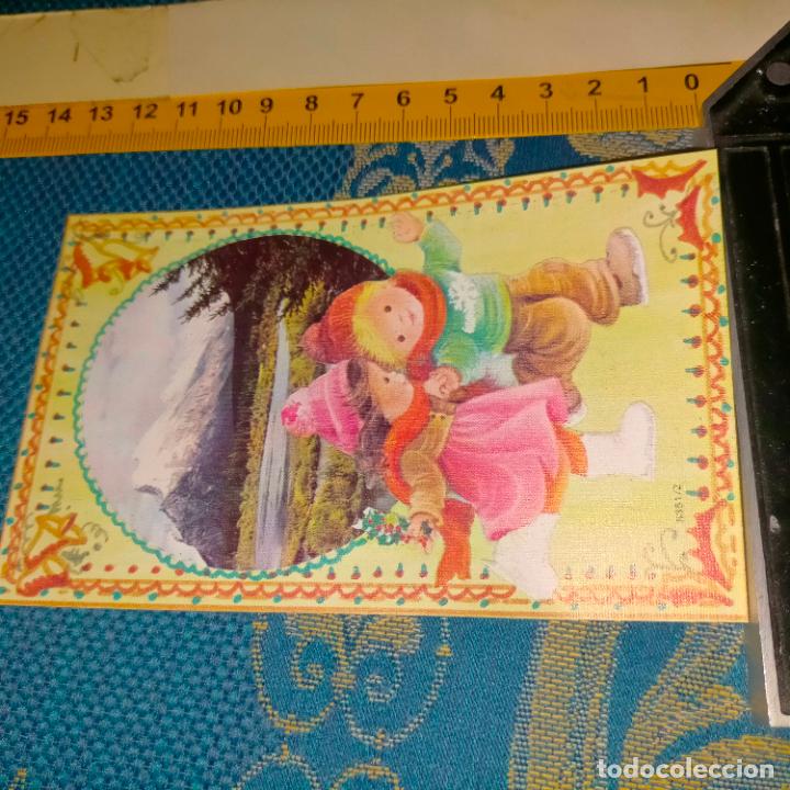 Postcards: REFERENCIA MUESTRAS : FELICITACION NAVIDAD DESPEGADA DE MUESTRARIO O ALBUM DE TIENDA . LEER