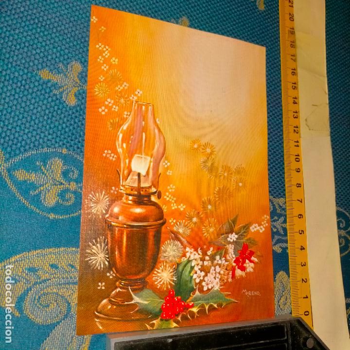 Cartoline: REFERENCIA MUESTRAS : FELICITACION NAVIDAD DESPEGADA DE MUESTRARIO O ALBUM DE TIENDA . LEER