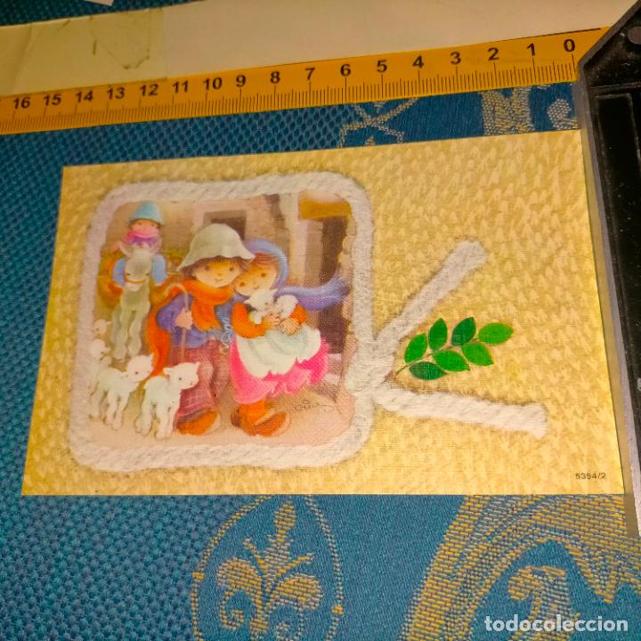 Postcards: REFERENCIA MUESTRAS : FELICITACION NAVIDAD DESPEGADA DE MUESTRARIO O ALBUM DE TIENDA . LEER