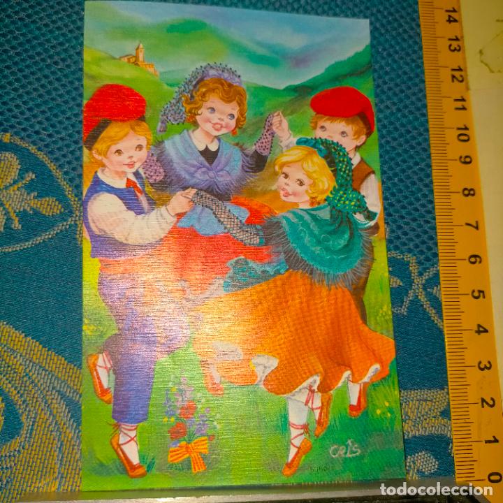 Postales: REFERENCIA MUESTRAS : FELICITACION NAVIDAD DESPEGADA DE MUESTRARIO O ALBUM DE TIENDA . LEER