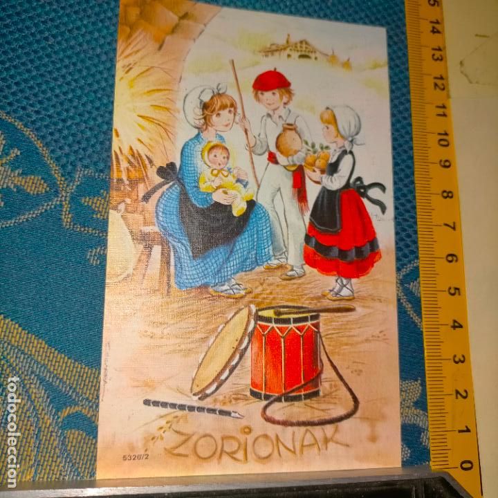 Postales: REFERENCIA MUESTRAS : FELICITACION NAVIDAD DESPEGADA DE MUESTRARIO O ALBUM DE TIENDA . LEER