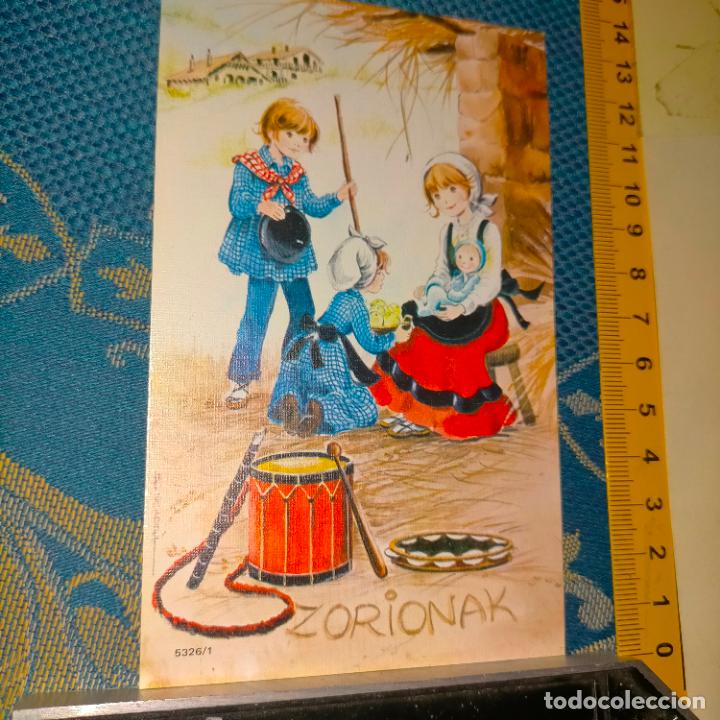 Postales: REFERENCIA MUESTRAS : FELICITACION NAVIDAD DESPEGADA DE MUESTRARIO O ALBUM DE TIENDA . LEER