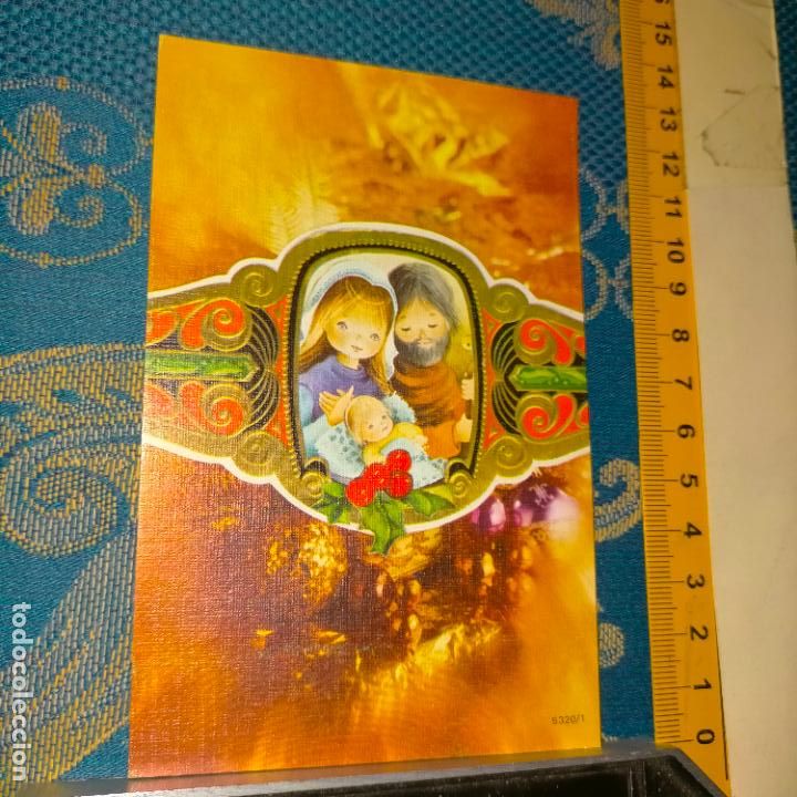 Postales: REFERENCIA MUESTRAS : FELICITACION NAVIDAD DESPEGADA DE MUESTRARIO O ALBUM DE TIENDA . LEER