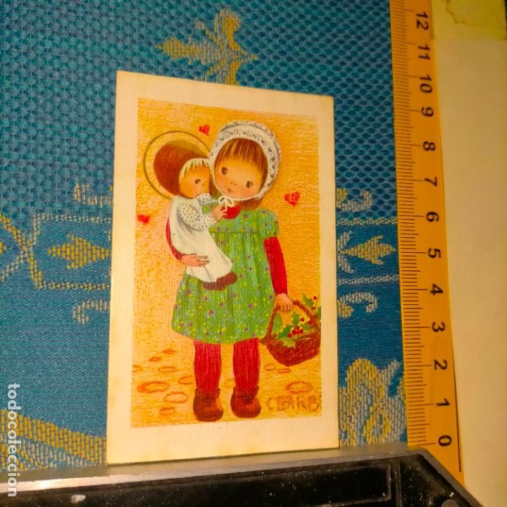 Postales: REFERENCIA MUESTRAS : FELICITACION NAVIDAD DESPEGADA DE MUESTRARIO O ALBUM DE TIENDA . LEER