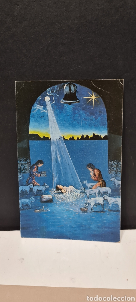 Postales: Preciosa postal de Navidad. Manolo. - Foto 5