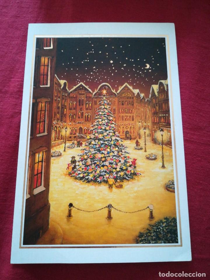 Postales: Un postal Navidad pintora con la boca - Foto 1