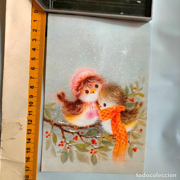 Postcards: REFERENCIA MUESTRAS : FELICITACION NAVIDAD DESPEGADA DE MUESTRARIO O ALBUM DE TIENDA . LEER