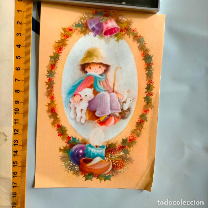 Postcards: REFERENCIA MUESTRAS : FELICITACION NAVIDAD DESPEGADA DE MUESTRARIO O ALBUM DE TIENDA . LEER