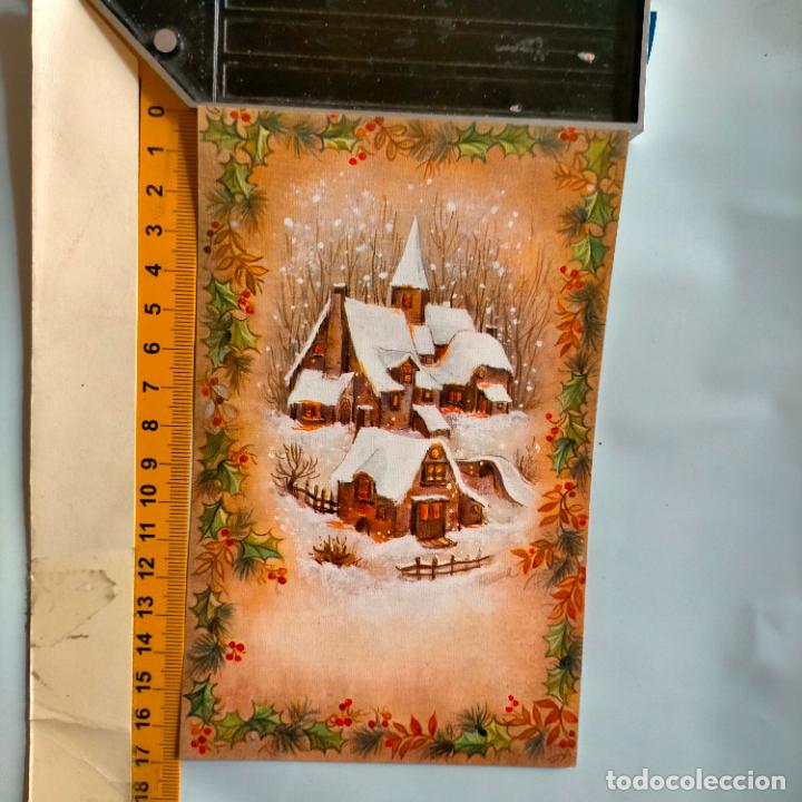 Postcards: REFERENCIA MUESTRAS : FELICITACION NAVIDAD DESPEGADA DE MUESTRARIO O ALBUM DE TIENDA . LEER