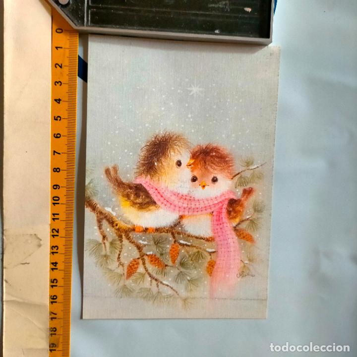 Postcards: REFERENCIA MUESTRAS : FELICITACION NAVIDAD DESPEGADA DE MUESTRARIO O ALBUM DE TIENDA . LEER