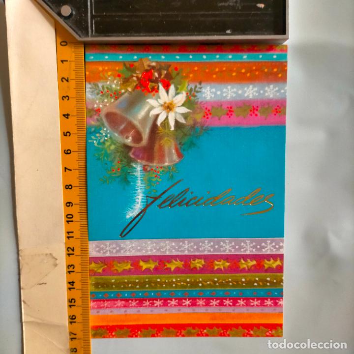 Postales: REFERENCIA MUESTRAS : FELICITACION NAVIDAD DESPEGADA DE MUESTRARIO O ALBUM DE TIENDA . LEER