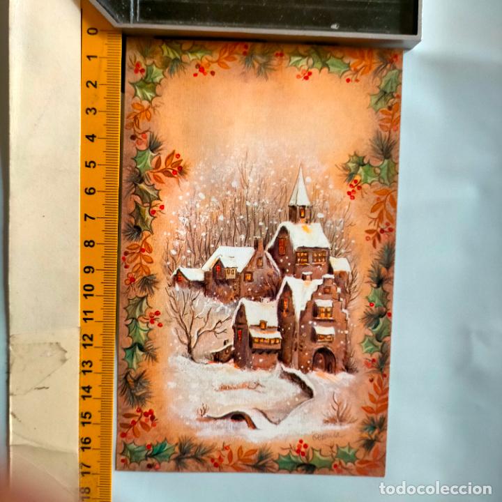 Postales: REFERENCIA MUESTRAS : FELICITACION NAVIDAD DESPEGADA DE MUESTRARIO O ALBUM DE TIENDA . LEER
