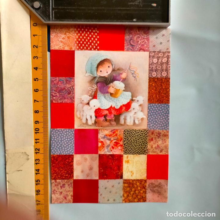 Postcards: REFERENCIA MUESTRAS : FELICITACION NAVIDAD DESPEGADA DE MUESTRARIO O ALBUM DE TIENDA . LEER