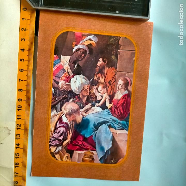 Postales: REFERENCIA MUESTRAS : FELICITACION NAVIDAD DESPEGADA DE MUESTRARIO O ALBUM DE TIENDA . LEER