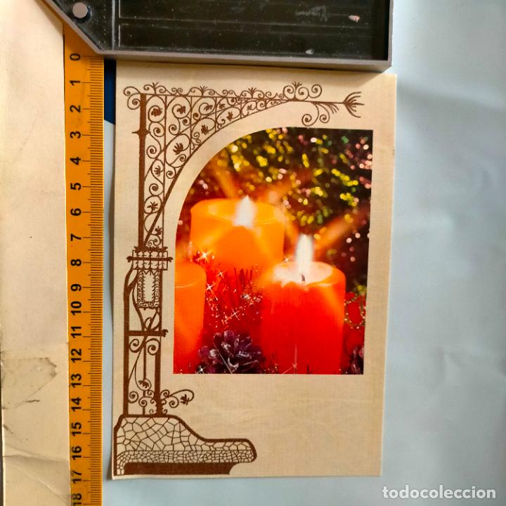 Postales: REFERENCIA MUESTRAS : FELICITACION NAVIDAD DESPEGADA DE MUESTRARIO O ALBUM DE TIENDA . LEER