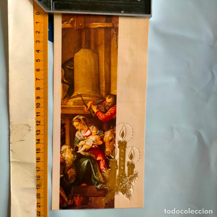 Postales: REFERENCIA MUESTRAS : FELICITACION NAVIDAD DESPEGADA DE MUESTRARIO O ALBUM DE TIENDA . LEER