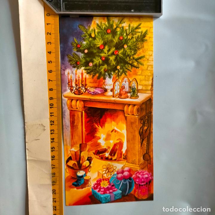 Postales: REFERENCIA MUESTRAS : FELICITACION NAVIDAD DESPEGADA DE MUESTRARIO O ALBUM DE TIENDA . LEER