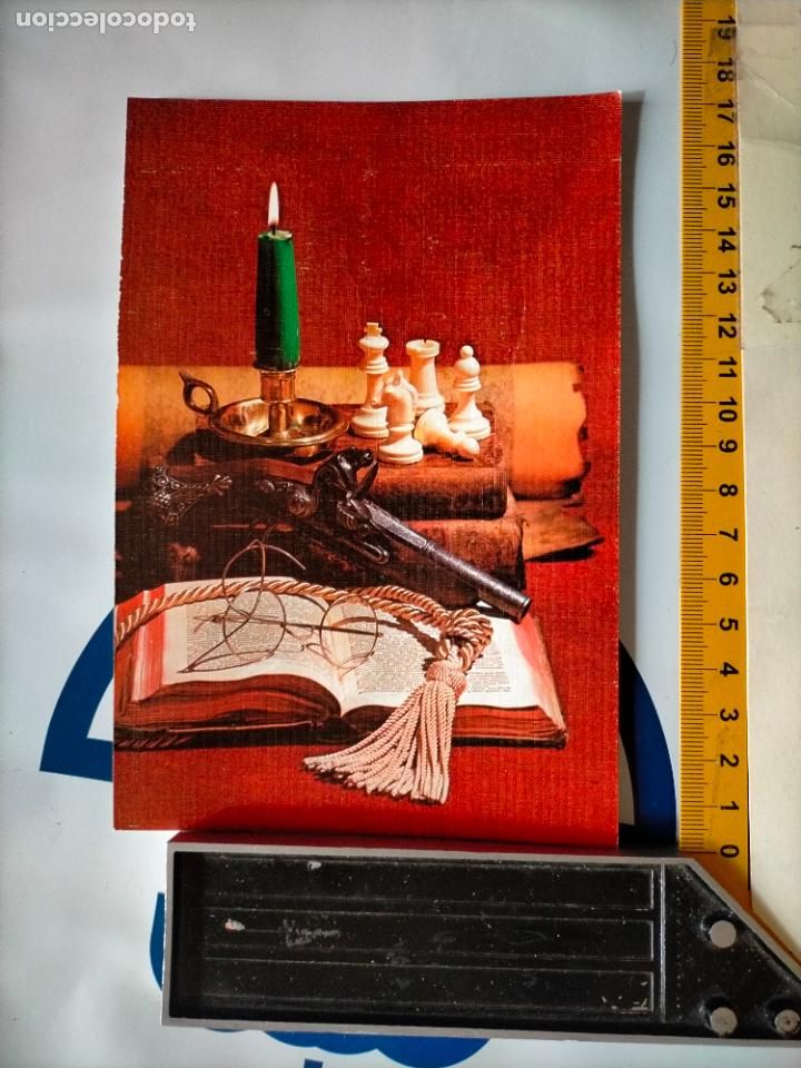Postales: REFERENCIA MUESTRAS : FELICITACION NAVIDAD DESPEGADA DE MUESTRARIO O ALBUM DE TIENDA . LEER
