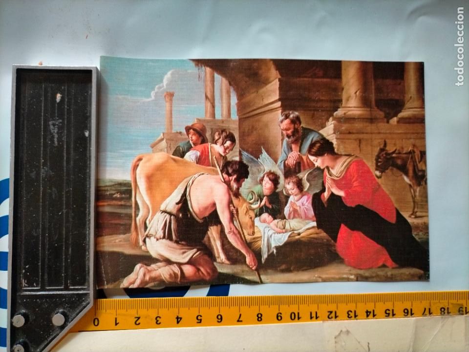 Postales: REFERENCIA MUESTRAS : FELICITACION NAVIDAD DESPEGADA DE MUESTRARIO O ALBUM DE TIENDA . LEER