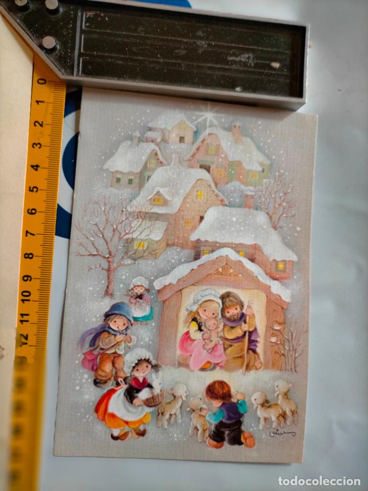 Postcards: REFERENCIA MUESTRAS : FELICITACION NAVIDAD DESPEGADA DE MUESTRARIO O ALBUM DE TIENDA . LEER