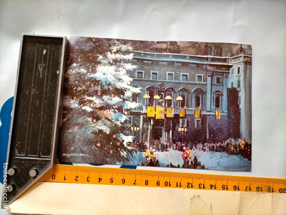 Postales: REFERENCIA MUESTRAS : FELICITACION NAVIDAD DESPEGADA DE MUESTRARIO O ALBUM DE TIENDA . LEER