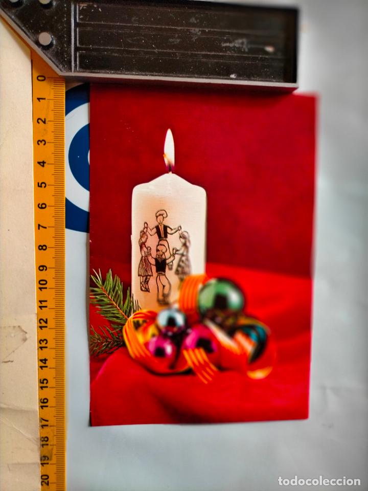 Postales: REFERENCIA MUESTRAS : FELICITACION NAVIDAD DESPEGADA DE MUESTRARIO O ALBUM DE TIENDA . LEER