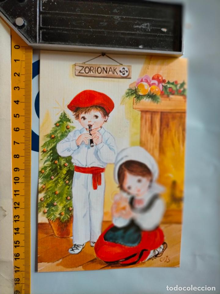 Postales: REFERENCIA MUESTRAS : FELICITACION NAVIDAD DESPEGADA DE MUESTRARIO O ALBUM DE TIENDA . LEER