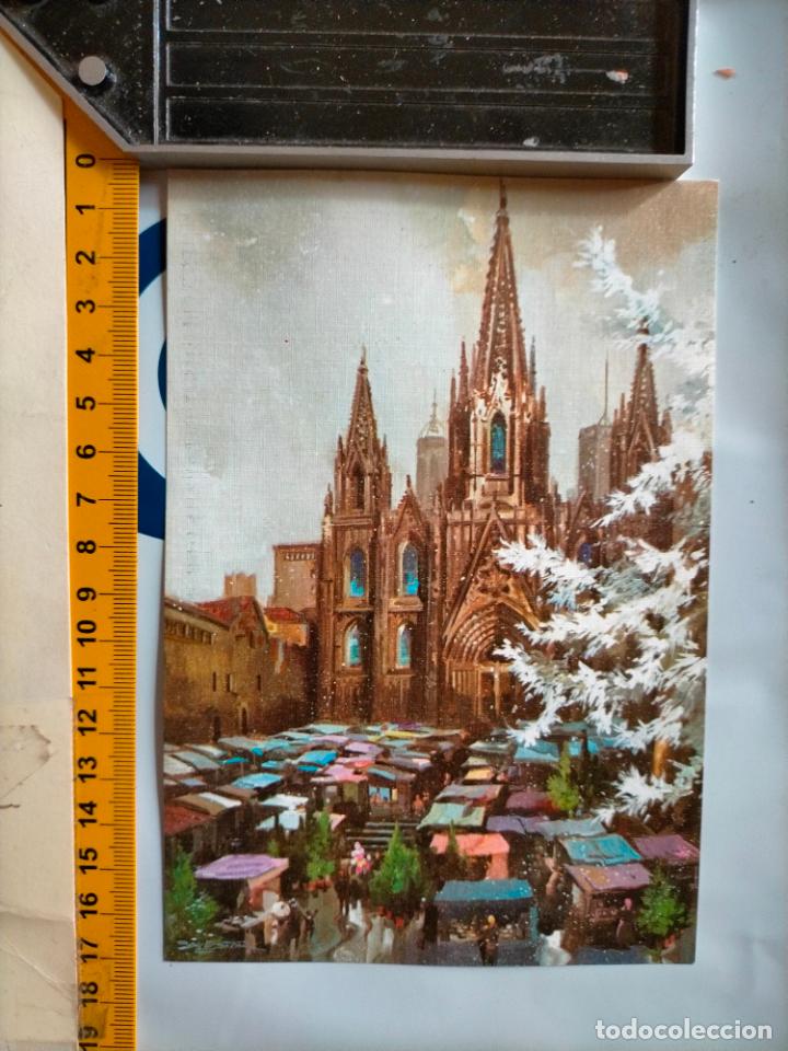 Postales: REFERENCIA MUESTRAS : FELICITACION NAVIDAD DESPEGADA DE MUESTRARIO O ALBUM DE TIENDA . LEER